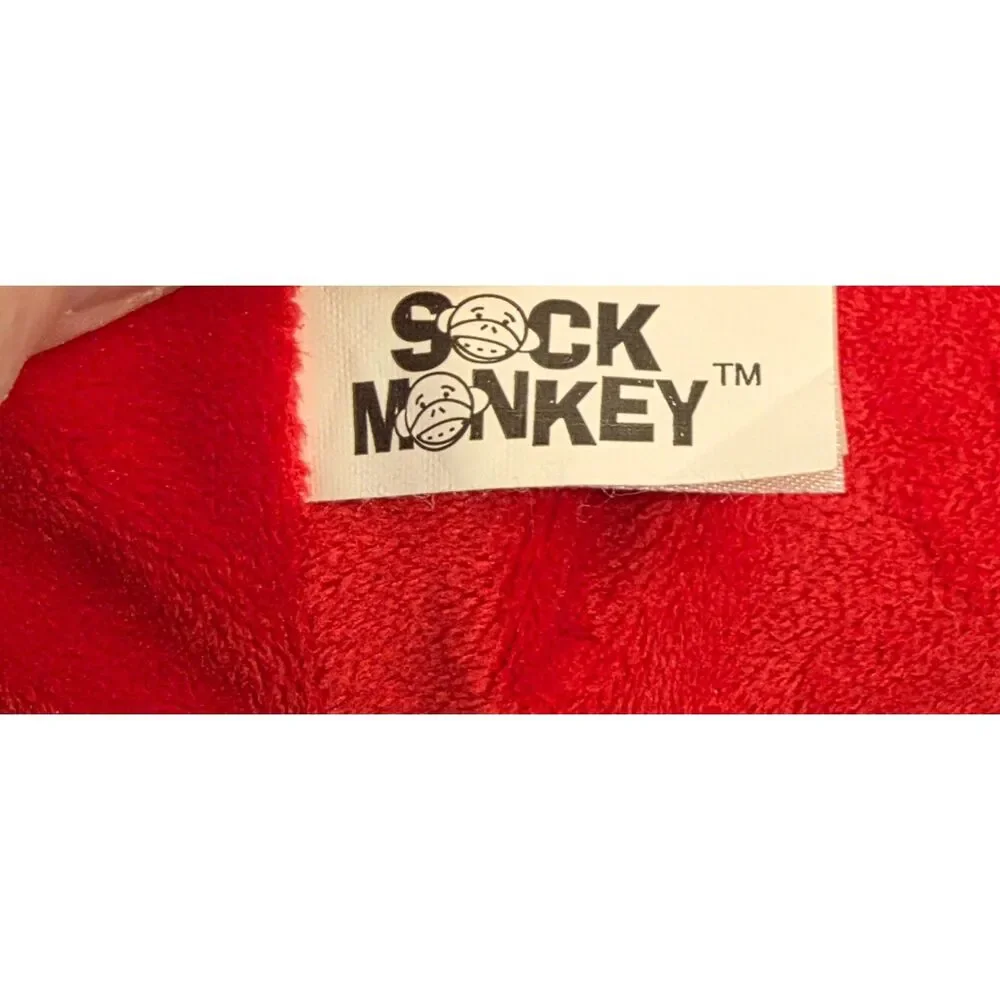 Sock Monkey™ Plush Dan Dee Collector's Choice Red Pajamas Nightcap 15
